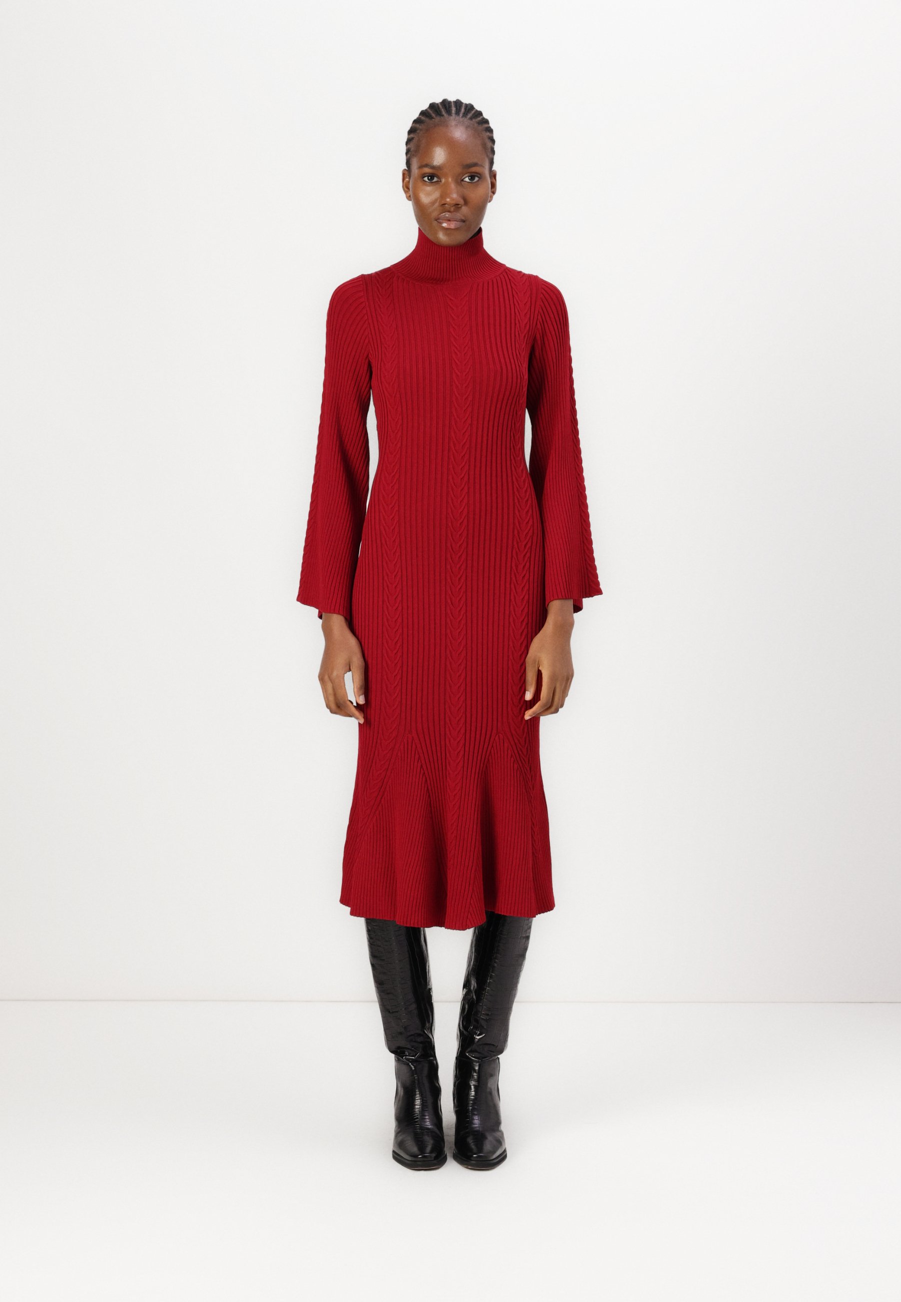 Malina JANICE DRESS - Jumper dress - deep red/dark red - Zalando.co.uk
