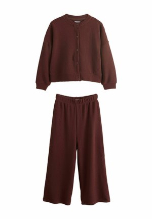 REGULAR FIT WIDE LEG  - Pantaloni - burgundy red
