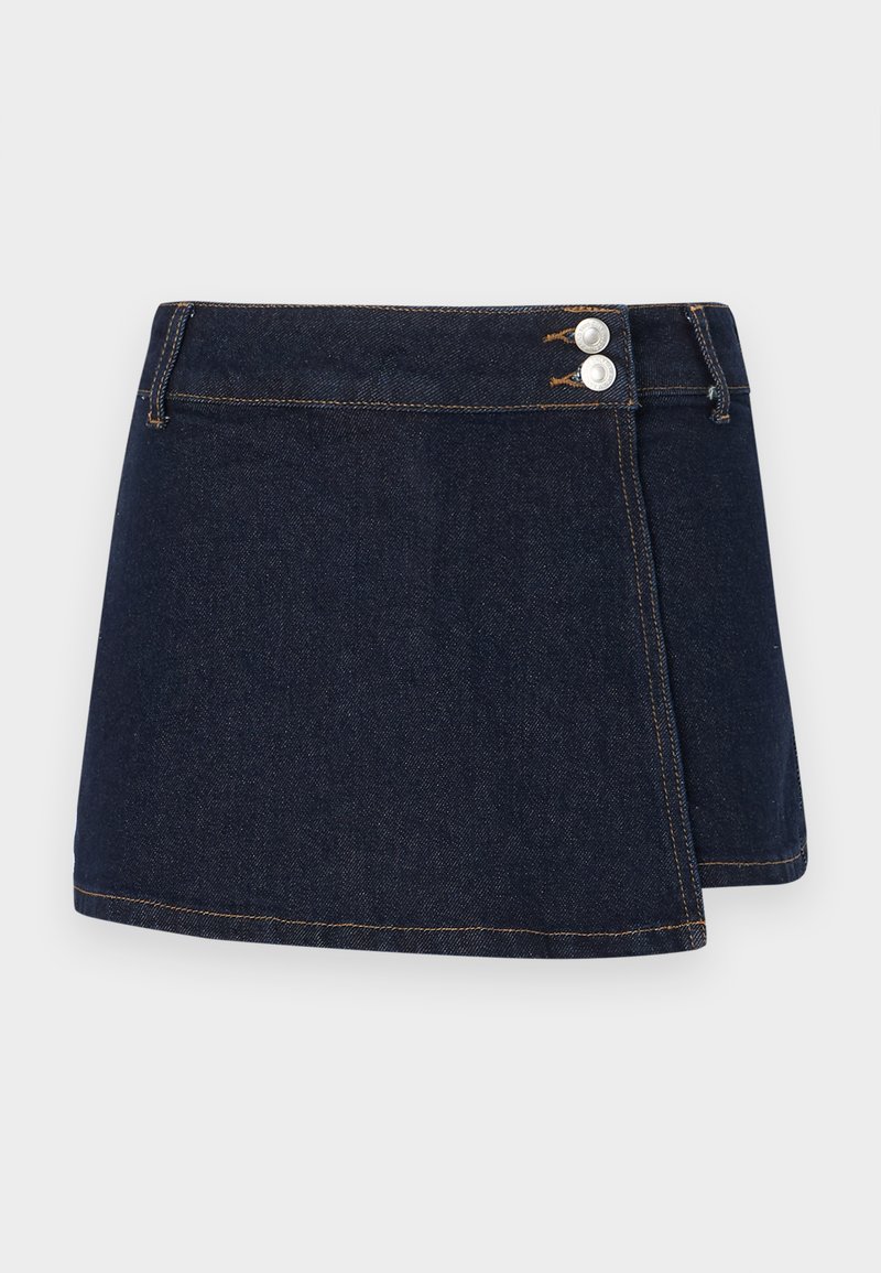 Only Jeansshort donkerblauw denim