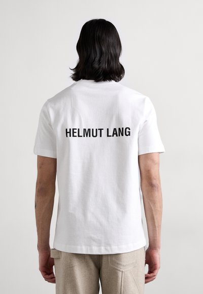 Helmut Lang LOGO TEE - Camiseta estampada - white