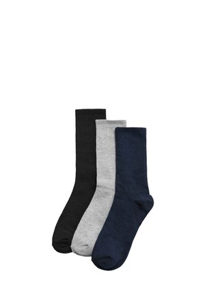 PACK 3 TONOS OSCUROS - Calcetines - grey