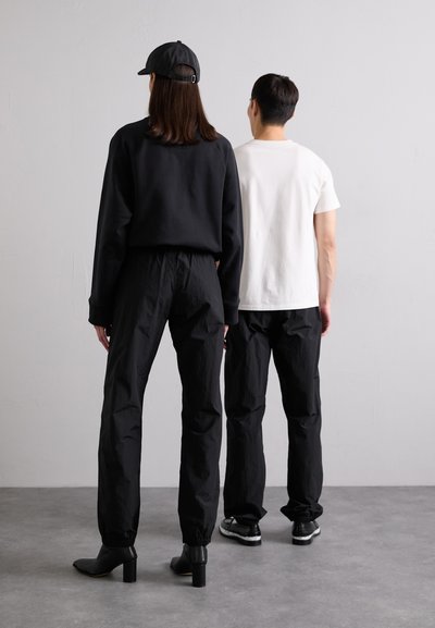 MARINE SERRE SPORT TRACK PANTS UNISEX - Παντελόνι φόρμας - black