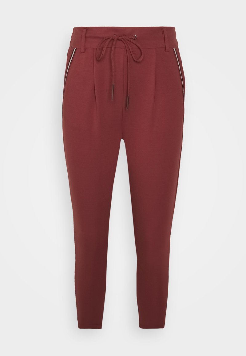 ONLY Petite ONLPOPTRASH EASY NEW SPORTY TAPE - Calças - apple butter misty rose/cloud dancer/black