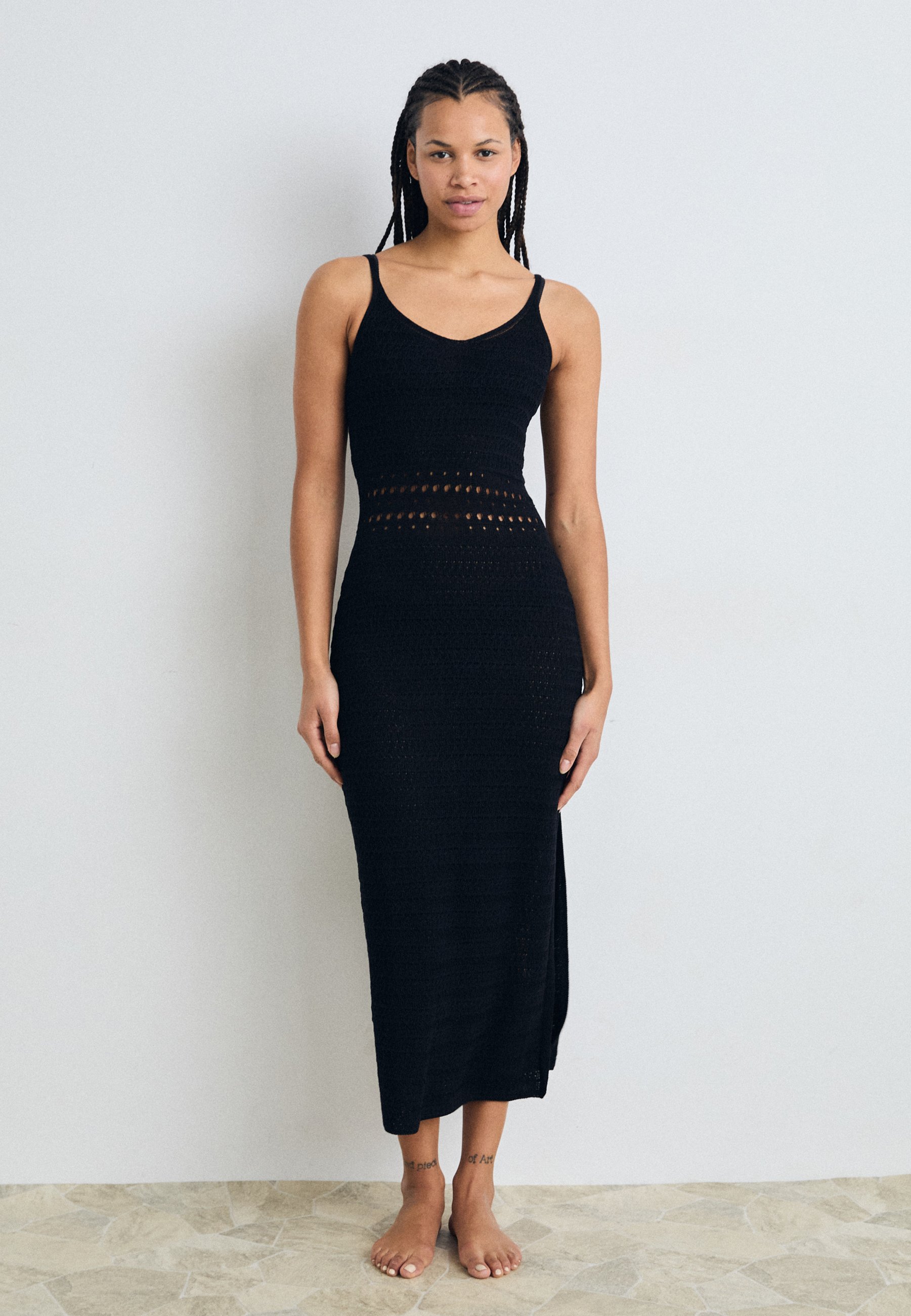 LASCANA VIVANCE BY LASCANA DRESS - Beach accessory - schwarz/black - Zalando