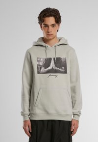 Mister Tee PRAY - Hoodie - lightasphalt