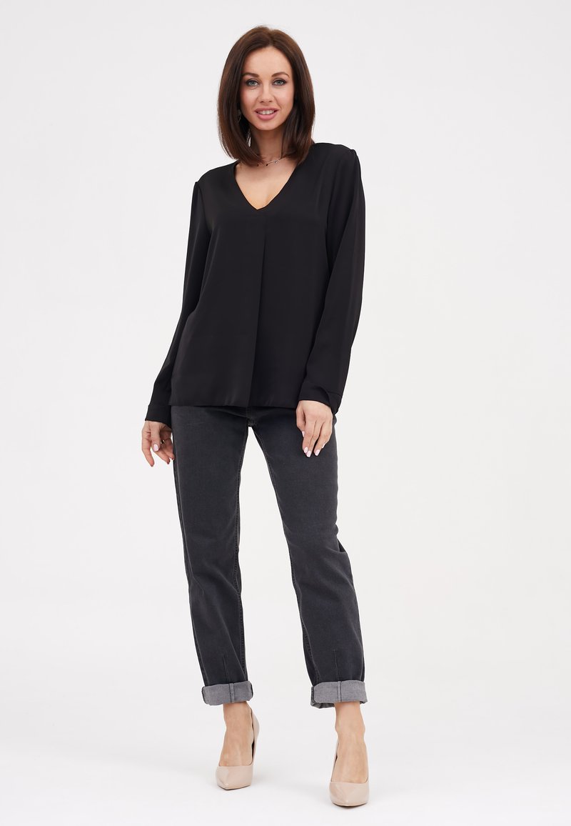 Damen Hemdblusen | Awesome Apparel Bluse black/schwarz - CE51203 Damen Hemdblusen | Awesome Apparel Bluse black/schwarz - CE51203