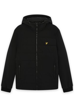 Lyle & Scott, HYBRID PUFFER WINDBREAKER - Зимно яке - jet black