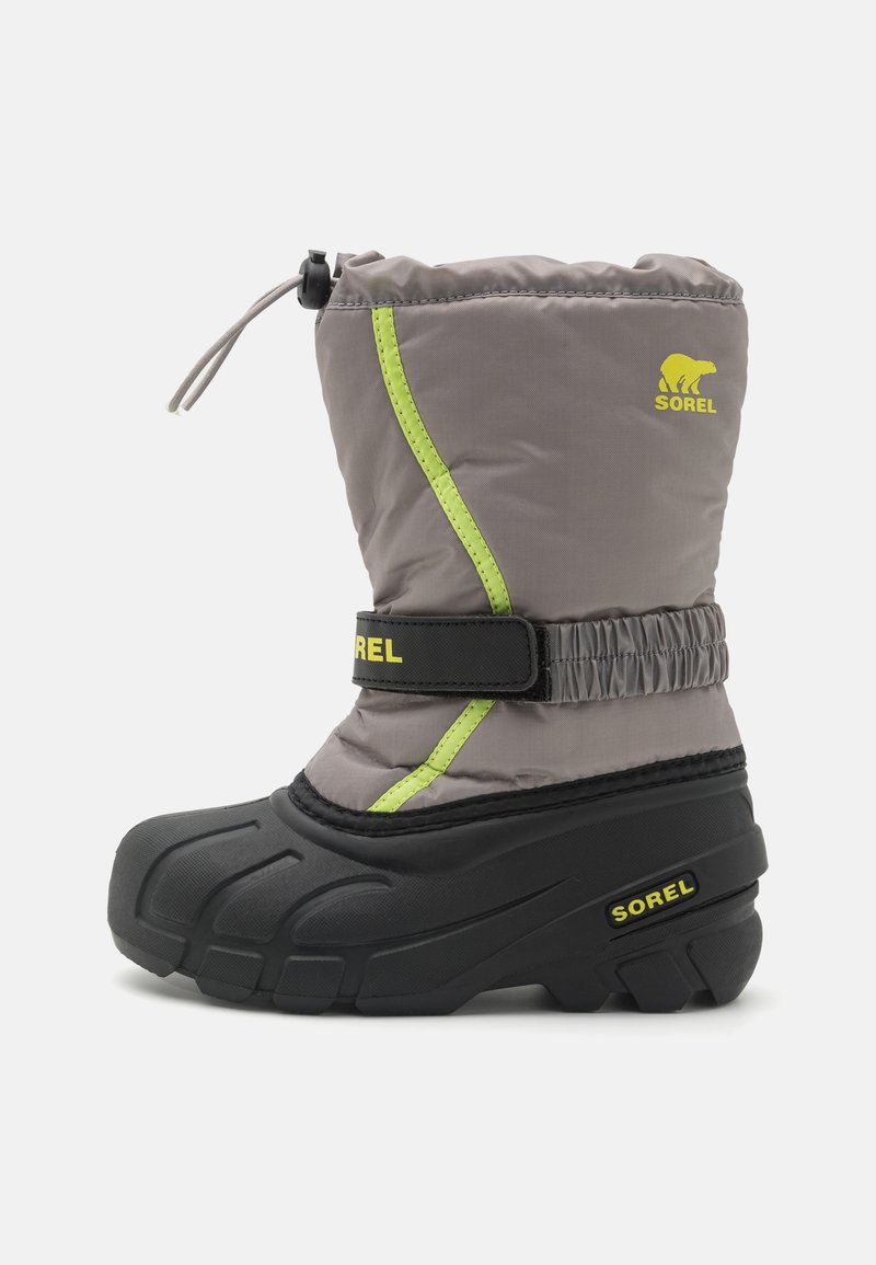 Sorel YOUTH FLURRY UNISEX Snowboots chrome grey/black/donkergrijs