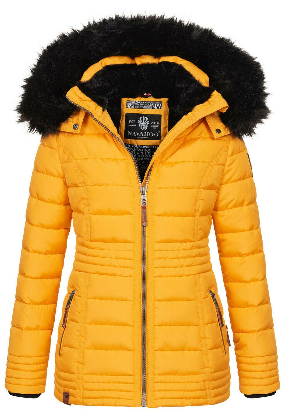 Winterjacke Ragwear Parka Monade Gelb Ragwear Monade Damen Jacke