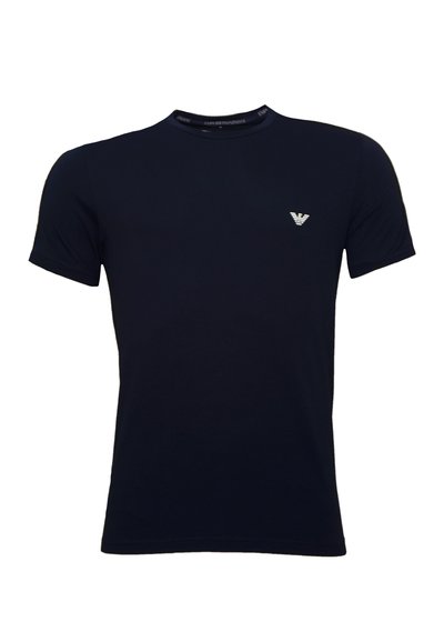 Emporio Armani KURZARM - T-shirt con stampa - blau