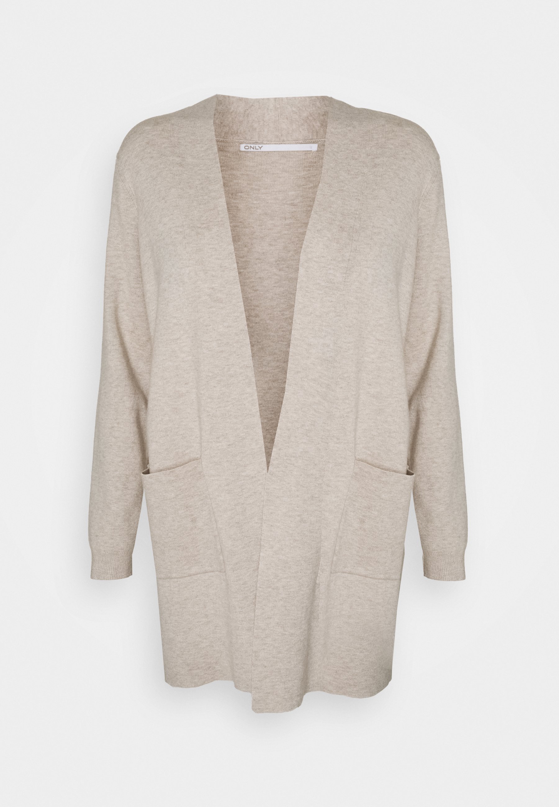 buttonless cardigan