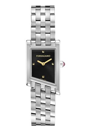 FERRAGAMO ASYMETRIQUE - Reloj - silver tone