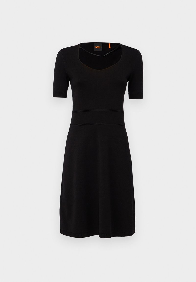 Boss Gebreide jurk zwart Boss Gebreide jurk zwart