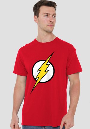 Warner Brothers, JLA FLASH LOGO - Print T-shirt - red