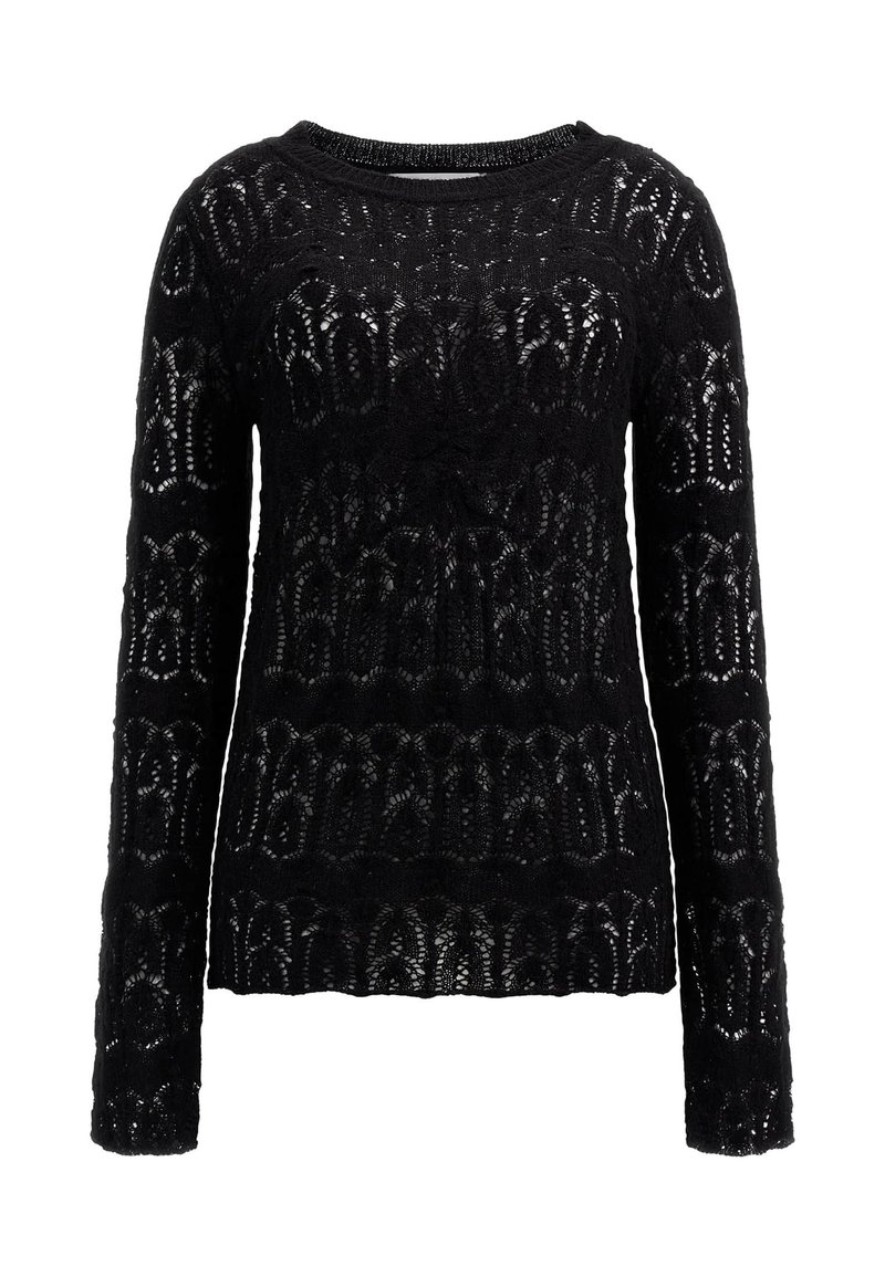 Guess AJOUR Jumper schwarz/black Zalando.ie