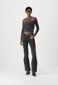 Diesel MARINEL - Ilgarankovis viršutinės dalies drabužis - black