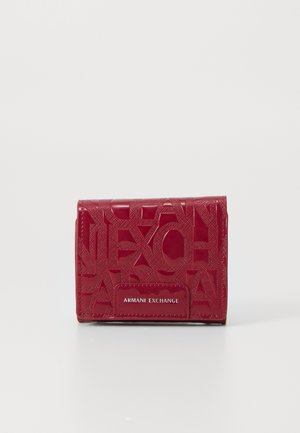 LIZ PATENT MINI WALLET - Wallet - red dahlia