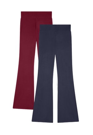 PACK 2   - Leggings - 1x Dark Blue, 1x Bordeaux