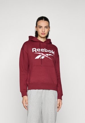 COLOR LOGO HOODIE - Kapuutsiga pusa - classic burgundy