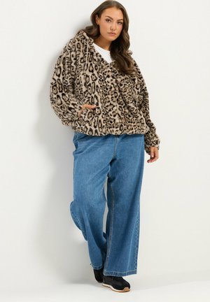 Yours Clothing, Veste polaire - brown