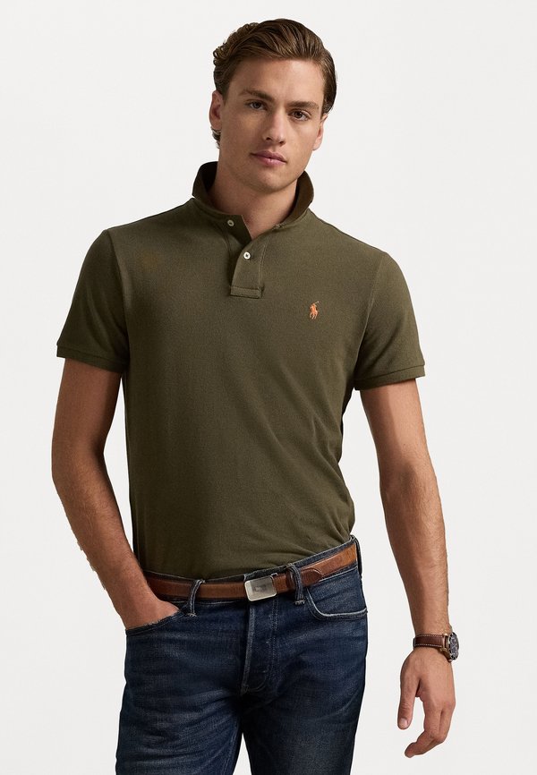 SLIM FIT POLO SHIRT - Polo shirt - canopy olive