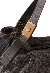 Borbonese FOLD BOWLER MEDIUM - Handtasche - clay grey
