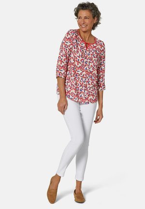 MIT LEICHTEM GLANZ - Blouse - hagebutte camel