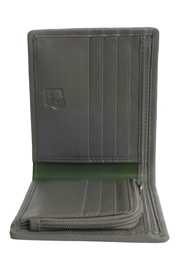 7clouds RFID-MEKUN 7 1 - Geldbörse - black junglegreen black 