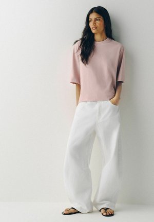 THE SET, 5 PACK - Basic T-shirt - pink plum taupe purple