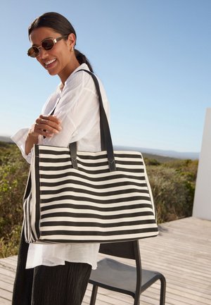 Next, Shopping bags - black white