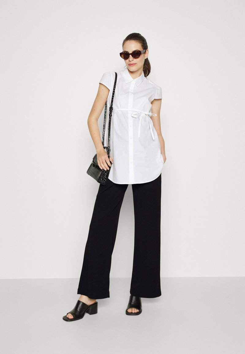 Anna Field MAMA Pantalon classique - black/noir - ZALANDO.FR