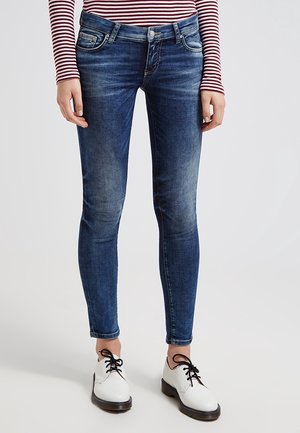 Skinny-Farkut - dark-blue denim