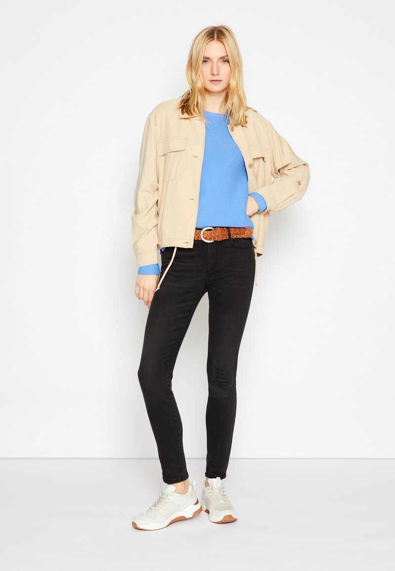 Damen Strickjacken | TOM TAILOR NEW OTTOMAN Strickpullover soft charming blue/hellblau - WK23952 Damen Strickjacken | TOM TAILOR NEW OTTOMAN Strickpullover soft charming blue/hellblau - WK23952