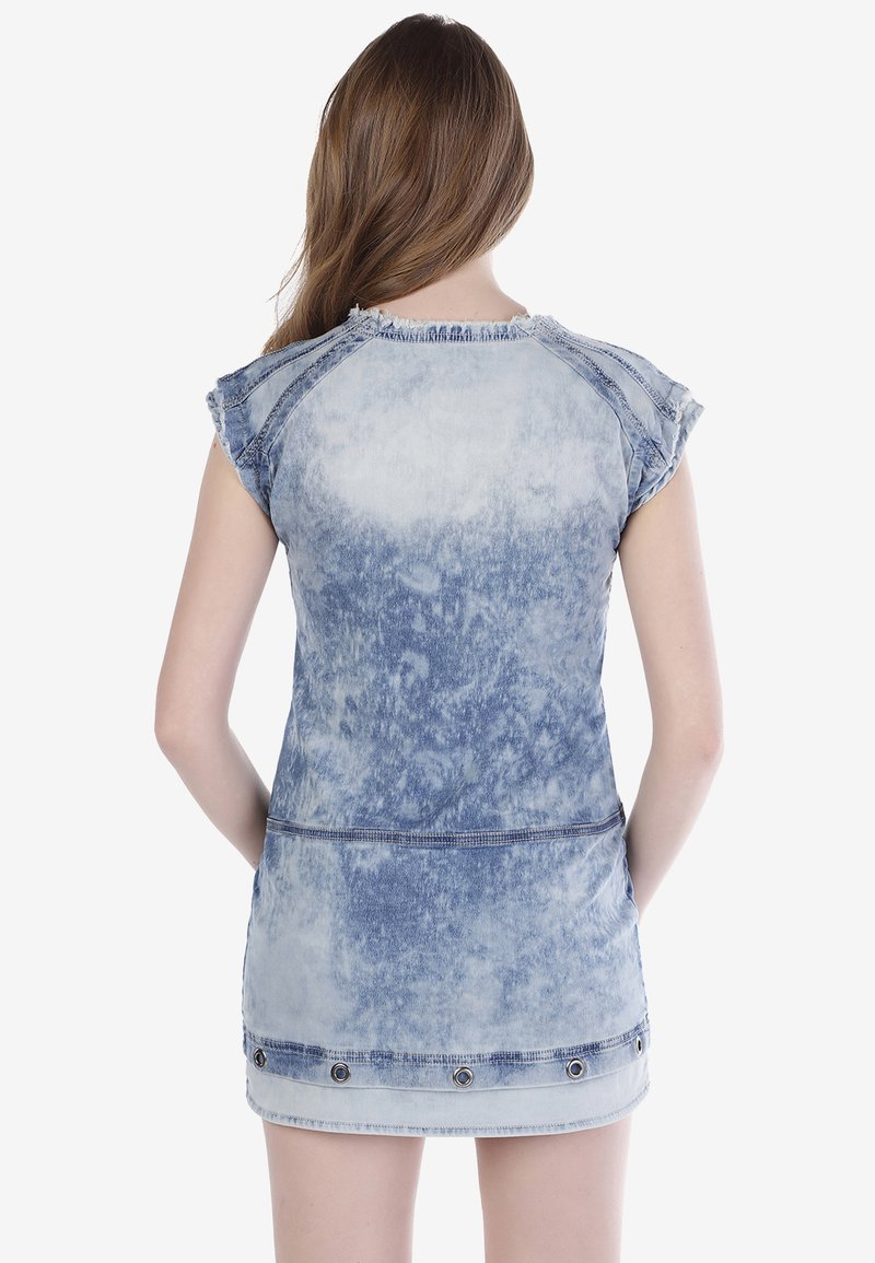 Damen Freizeitkleider | Cipo & Baxx Jeanskleid blue/blau - HK43807 Damen Freizeitkleider | Cipo & Baxx Jeanskleid blue/blau - HK43807