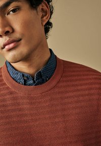Next MOCK CREW - Jumper - rust brown