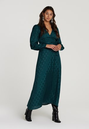 NAIROBI BAROQUE JAQUARD - Maxi dress - deep teal green