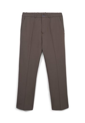 Calliope TINTA UNITA - Trousers - cacao