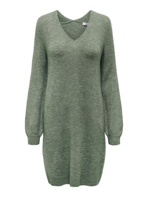 JDYELANORA V-NECK NOOS - Pulóverruha - kalamata melange