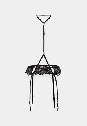 ISADORA SUSPENDER HARNESS WITH DETACHABLE HARNESS - Reggicalze - black