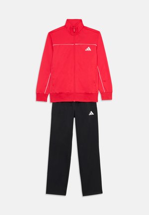 adidas Performance JUNIOR COLOURPOP TRACKSUIT UNISEX SET - Treningas - pure ruby/white