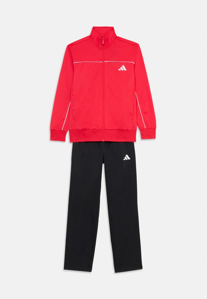 adidas COLORPOP TRACKSUIT UNISEX SET - Tracksuit - pure ruby/white