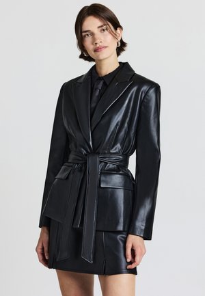 Giacca in similpelle - ultrablack
