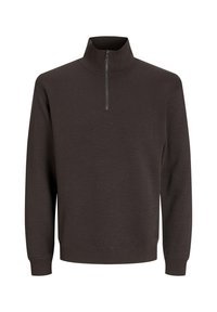 JJEBRADLEY HALF ZIP - Camisola - mulch
