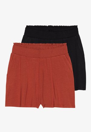 Even&Odd 2 PACK - Shorts - black/brown