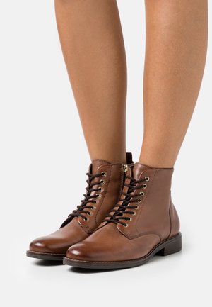 Anna Field, Bottines à lacets - cognac
