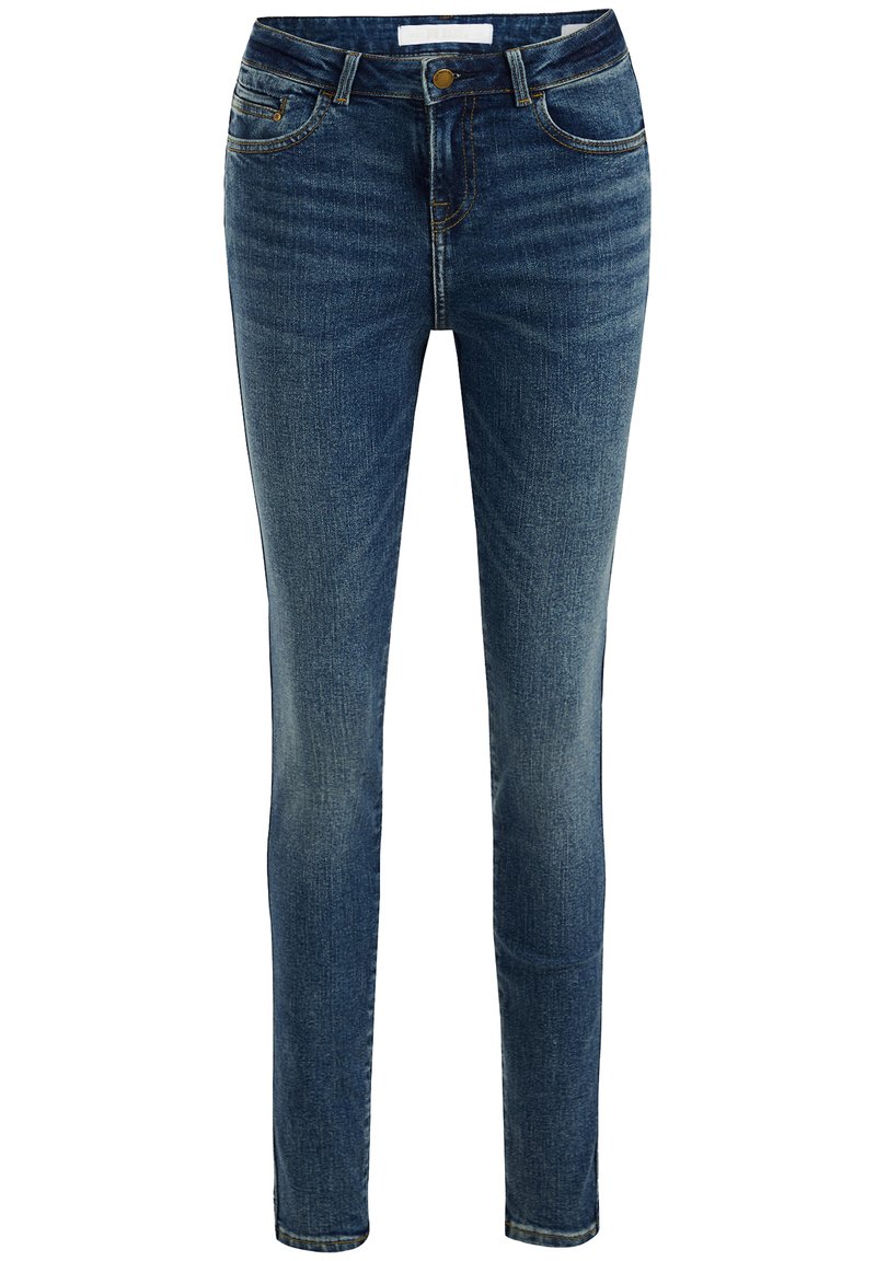 WE Fashion Jeans Skinny Fit donkerblauw