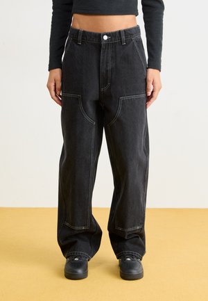 LEAH II BAGGY - Džinsi ar platām starām - faded black