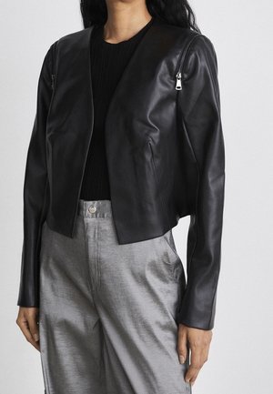 Keinonahkatakki - black