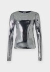 LONG SLEEVED - Блуза с дълги ръкави - silver coloured
