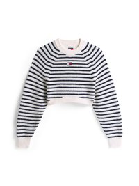 CROP BADGE - Pulover - ancient white
